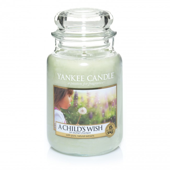 Yankee Candle A Childs Wish large jar Bubblelush Divine Gifts